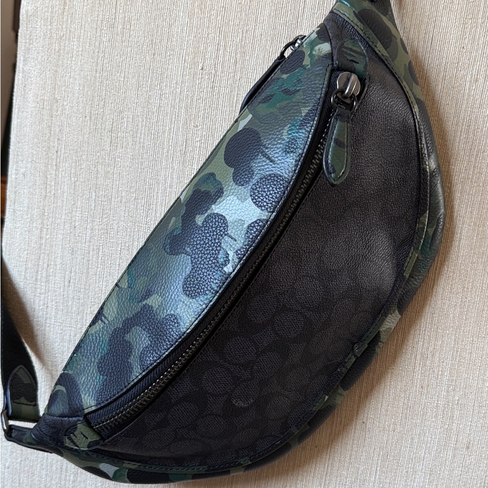Coach Camo and Monogram Men's Belt Bag